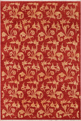 handmade Transitional Design Rust Tan Hand Knotted RECTANGLE 100% WOOL area rug 9 x 12